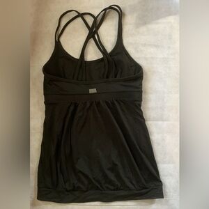 Victoria's Secret Black Strappy Active Sport Top